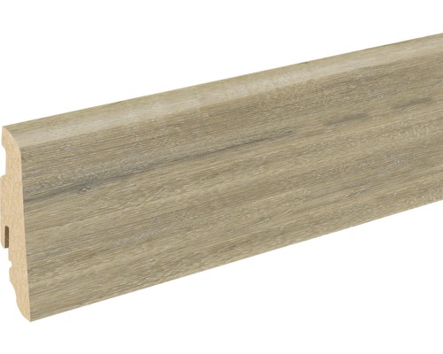 SKANDOR Sockelleiste Eiche rustikal FOEI14E FU060L 19 x 58 x 2400 mm Sockelleiste mit Holzoptik