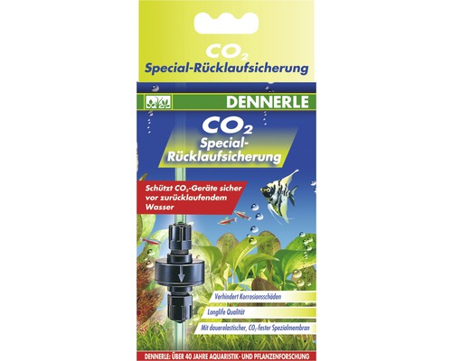 Sécurité anti-retour Dennerle Profi-Line clapet anti-retour CO2 Dennerle Dioxyde de carbone Clapet anti-retour spécial Emballage