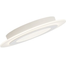 Plafonnier LED à intensité lumineuse variable 28 W 2800 lm 3000 K blanc chaud Ø 350 mm Karia blanc-thumb-1