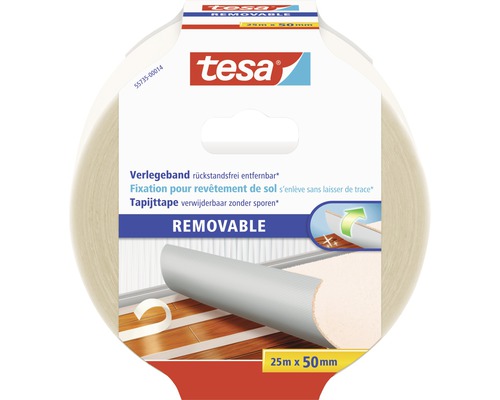 tesa bande de collage double face amovible sans résidus 25 m x 50 mm