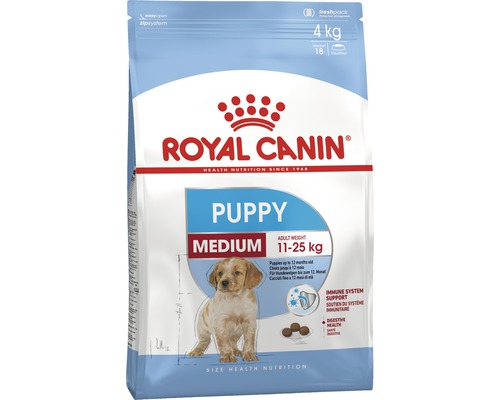 Nourriture pour chiens Royal Canin Medium Junior, 4 kg