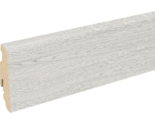 SKANDOR Sockelleiste Summersville Eiche FU060L 19 x 58 x 2400 mm Fußleiste aus Holz mit Holzmaserung