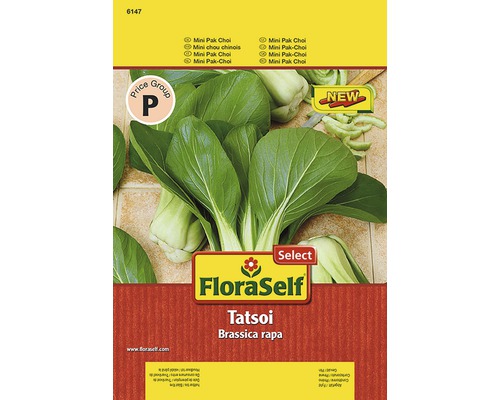 Mini-Pak Choi Tatsoi FloraSelf Select semences stables graines de légumes