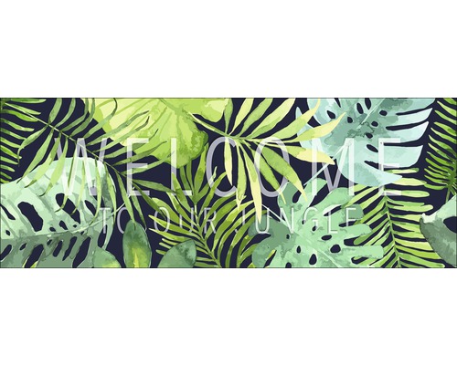 Tableau sur toile style botanique 27x77 cm