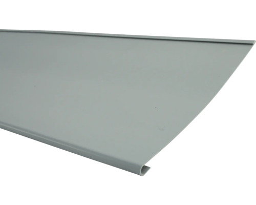 Bande d'égout plastique gris fenêtre RAL 7040 Marley 2000 mm x 250 mm Tôle trapézoïdale pour toits et murs