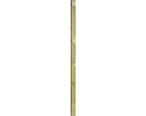 Poteau 7 x 7 x 210 cm grossièrement strié, traité en autoclave par imprégnation, vert Poteau 7 x 7 x 210 cm grossièrement strié, traité en autoclave par imprégnation, vert
