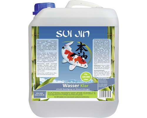 Clarificateur d'eau SUI JIN eau claire 5 L