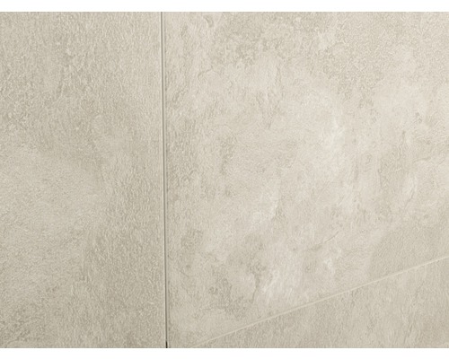 Kunststoffpaneel Element Compact Beton grau 1200 x 375 x 8 mm Nahaufnahme von Bodenfliesen