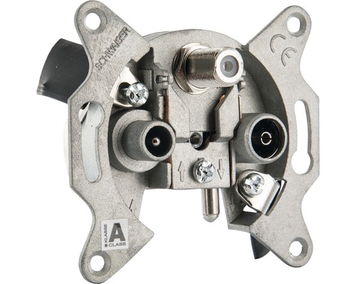 Satellitenantennenanschlussdose mit A-Klasse Kennzeichnung