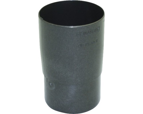 Manchon de tuyau Marley plastique rond anthracite métallique DB703 DN 75 mm-0