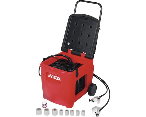 Dispositif de congélation de tuyaux électrique Siberia® 2" Virax avec 16 pièces d’adaptation