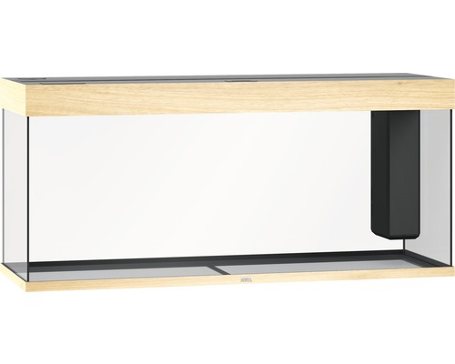 Aquarium avec cadre en bois et filtre intégré