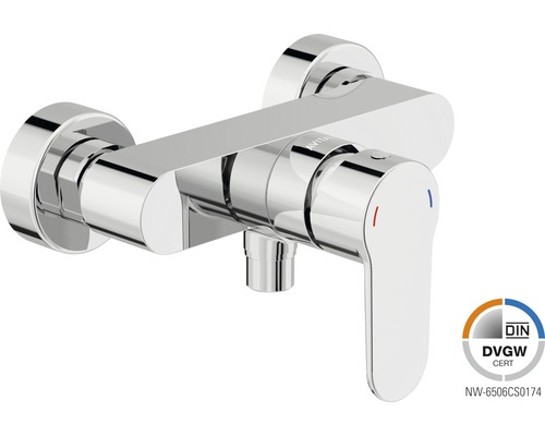 Robinet de douche AVITAL Kara chrome, testée DVGW Robinet de douche AVITAL Kara chrome, testée DVGW