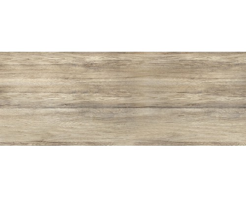 Tableau pense-bête en verre Wood, magnétique et inscriptible, marron 30x80 cm Texture de bois pour projets de construction