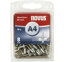 Novus Blindnieten Aluminium Ø 4x8 mm 70er Pack-thumb-1