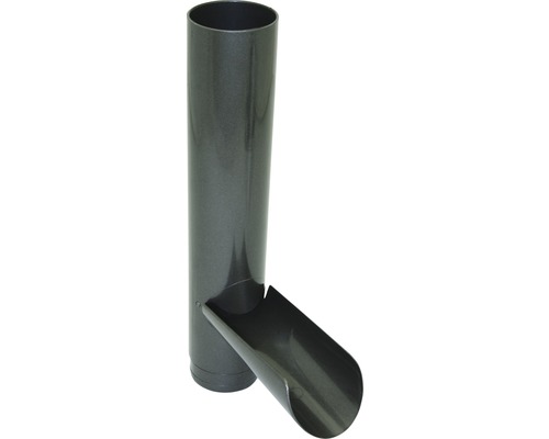 Récupérateur d'eau de pluie Marley plastique anthracite métallique DB703 DN 75 mm Clapet de tuyau de descente pluviale en plastique
