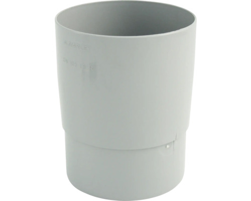 Manchon de tuyau Marley plastique rond gris fenêtre RAL 7040 DN 75 mm Manchon en plastique pour installation des eaux usées