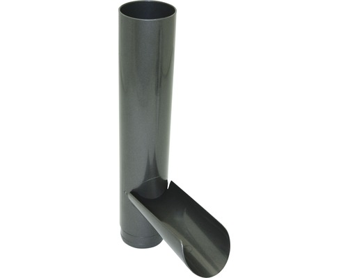 Récupérateur d'eau de pluie Marley plastique anthracite métallique DB703 DN 105 mm Coude de descente pluviale en plastique