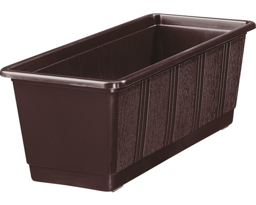 Jardinière Geli Standard, plastique, 40x17x14 cm, brun