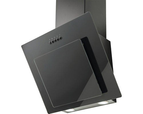 Dunstabzugshaube aus Glas und Metall