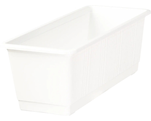 Jardinière Geli Standard, plastique, 40x17x14 cm, blanc