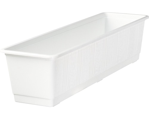 Jardinière Geli Standard, plastique, 60x17x14 cm, blanc