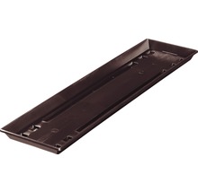 Blumenkastenuntersetzer geli Kunststoff für 60x17 cm Kasten braun
