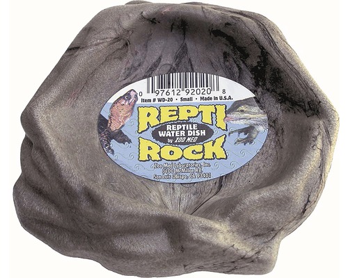 Mangeoire ZOO MED Repti Rock Water Dish 13x11x3 cm choix de couleurs