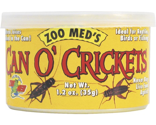 Grillons en conserve ZOO MED Can O' Crickets (60 crickets/can) 34 g