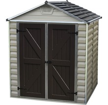 Remise à outils Palram – Canopia Skylight 6x5 sapin avec plancher 185,5 x 153,5 cm marron