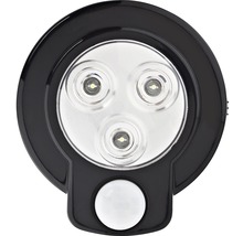 Lampe à LED à piles avec capteur crépusculaire et détecteur de mouvements noire/transparente 97x86 mm-thumb-0