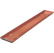 Soucoupe pour jardinière geli plastique 98 x 15 x 2,5 cm terre cuite