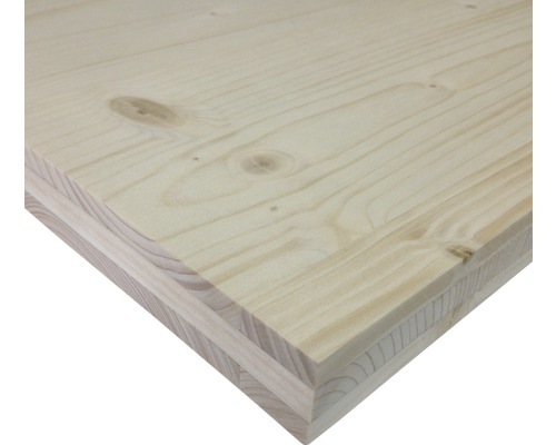Holzplatte aus Fichte Leimholz