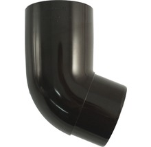 Coude pour tuyau de descente Marley plastique rond 67 degrés marron chocolat RAL 8017 DN 75 mm-thumb-0