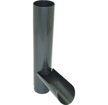 Marley Wasserablaufklappe Kunststoff Anthrazit metallic DB703 NW 53 mm-thumb-0