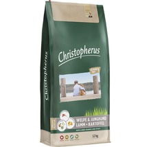 Christopherus aliment pour chiots et jeunes chiens agneau et pommes de terre, 12 kg