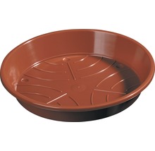 Blumentopf Untersetzer geli Kunststoff Ø 10 H 1,5 cm terracotta