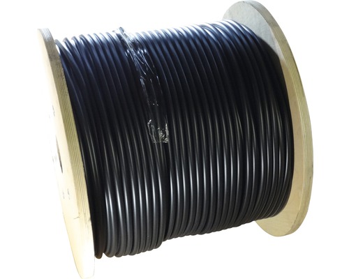 Rolle mit schwarzem Erdkabel