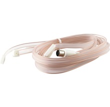 Câble d''antenne plate avec fiche d''antenne