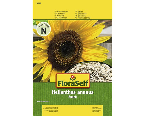 Tournesol 'Snack' FloraSelf semences non-hybrides graines de fleurs-0