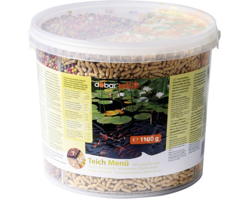 Nourriture pour poissons de bassin dobar menu, 1100 g