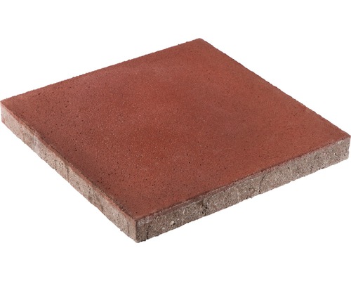 Plaque béton rouge 30 cm x 30 cm x 4 cm Pavé carré