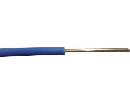 Conducteur H07 V-U 1x1,5 mm² 20 m bleu