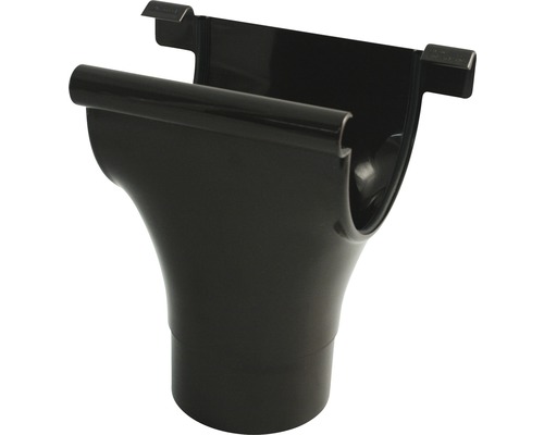 Marley Rinnenstutzen Kunststoff rund Schokoladenbraun RAL 8017 NW 150/105 mm Dachrinnenablauf aus Kunststoff