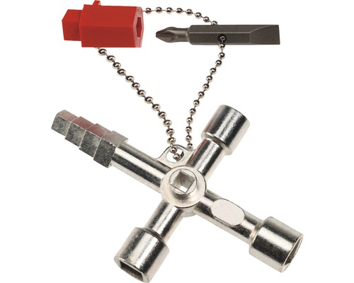 Clé universelle Virax bâtiments 6 embouts Clé universelle Virax bâtiments 6 embouts