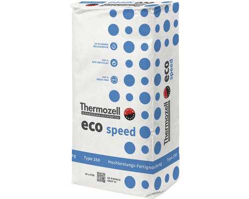 Mélange Thermozell eco 250 speed prêt à l'emploi sac = 80 l