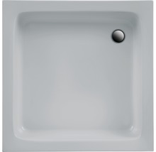 Quadratische Duschwanne mit Abfluss