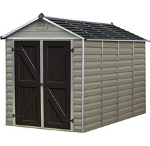 Gerätehaus Palram – Canopia Skylight 6x10 Tan mit Fußboden 185,5 x 305,5 cm braun