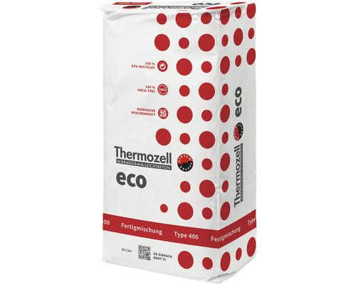 Mélange Thermozell eco 400 prêt à l'emploi sac = 80 l