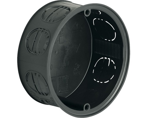 Kaiser 1172-02 Abzweigdose Ø 70 x T 36 mm 25 Stück Elektrische Einbaudose für Hohlwände